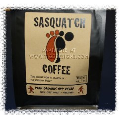 Sasquatch Decaf Coffee - Peru Organic SWP